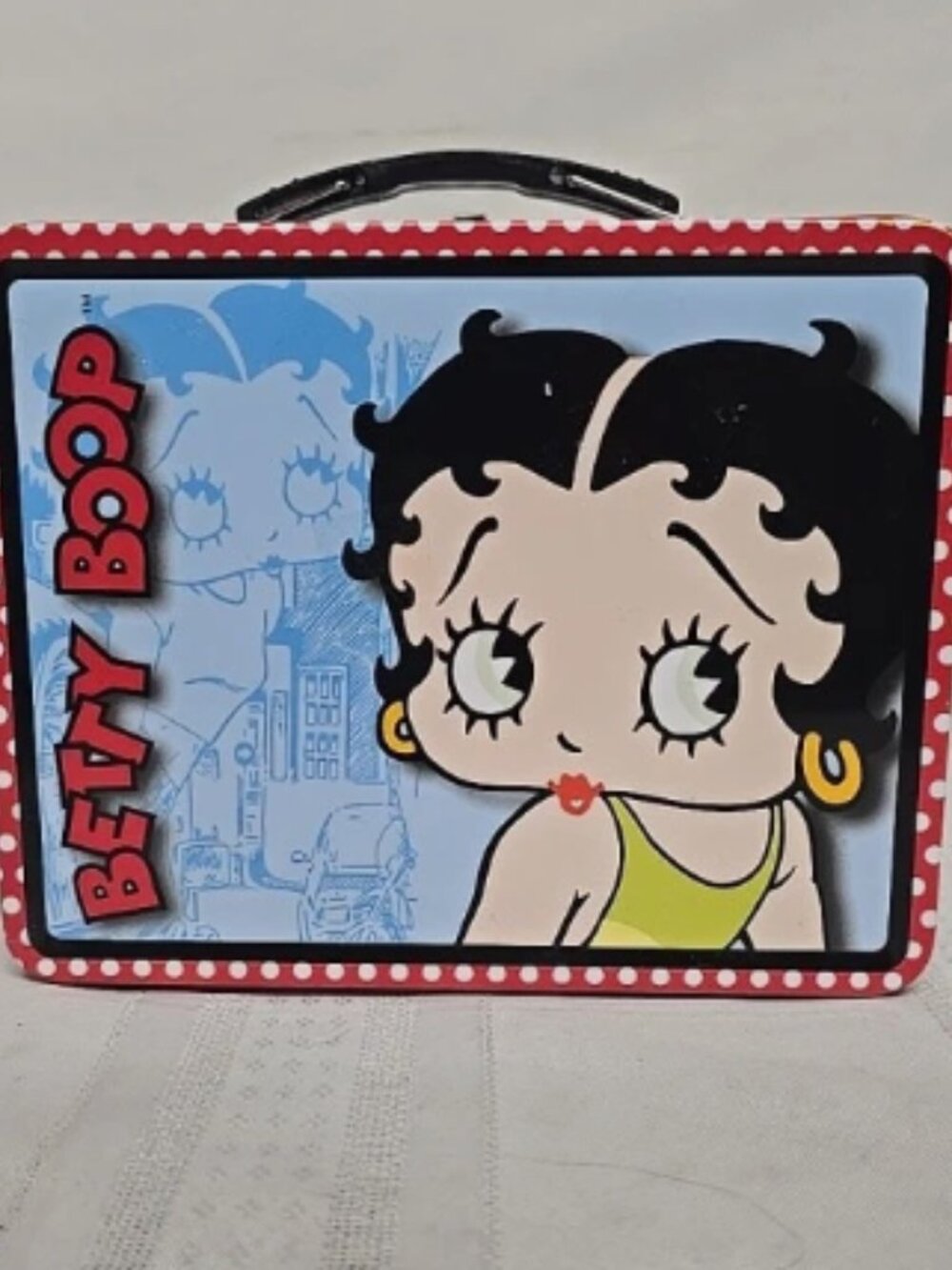Betty Boop Tin Lunch Box 7 5/8 x 2 3/4 x 6 2005 King Feature Syndicates
